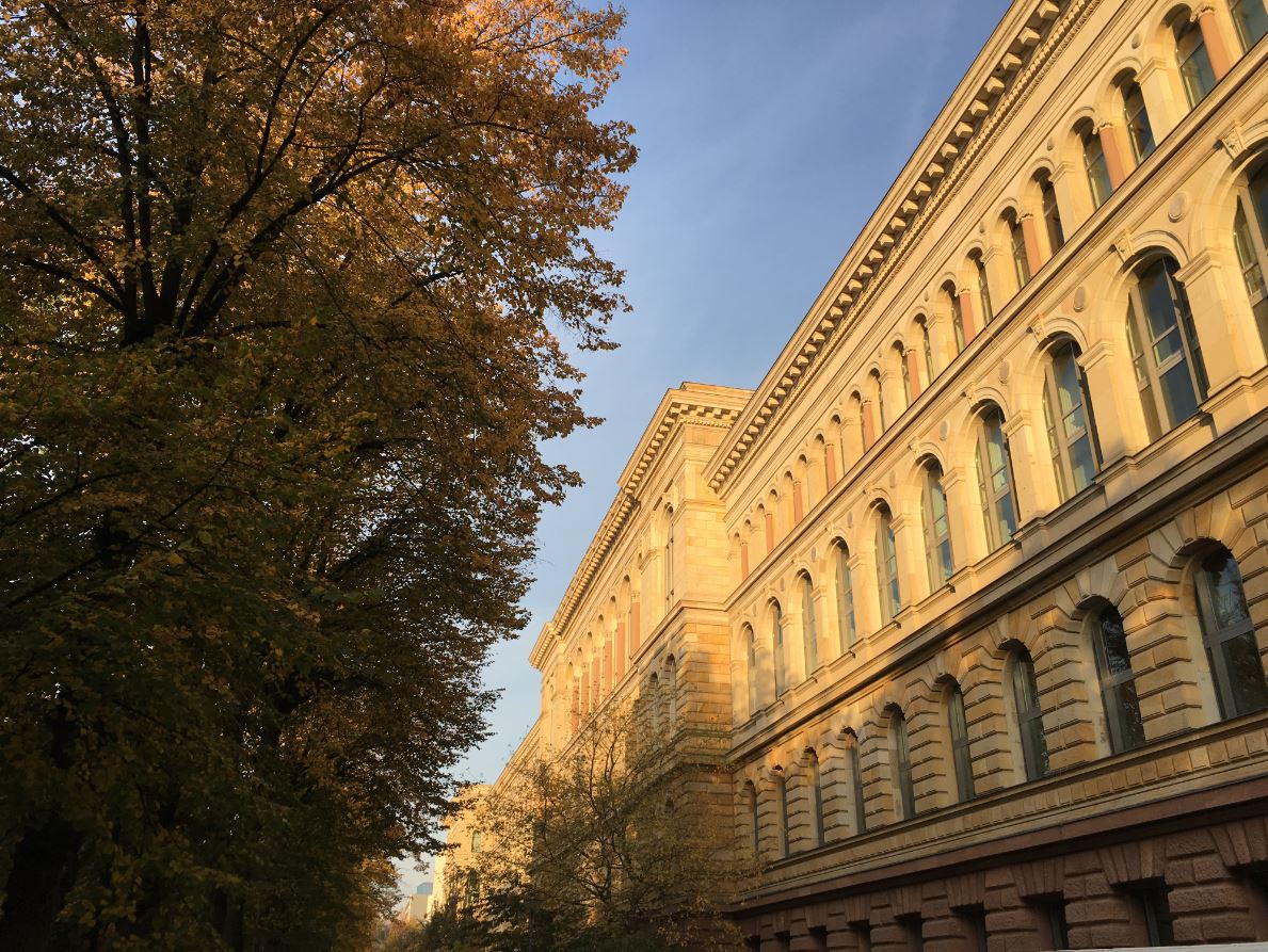 Back of the main building