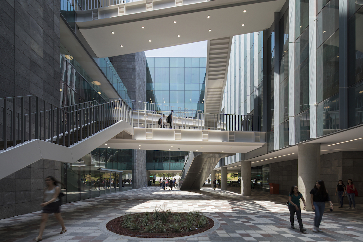 Open spaces, halls, buildings and more are designed for students!